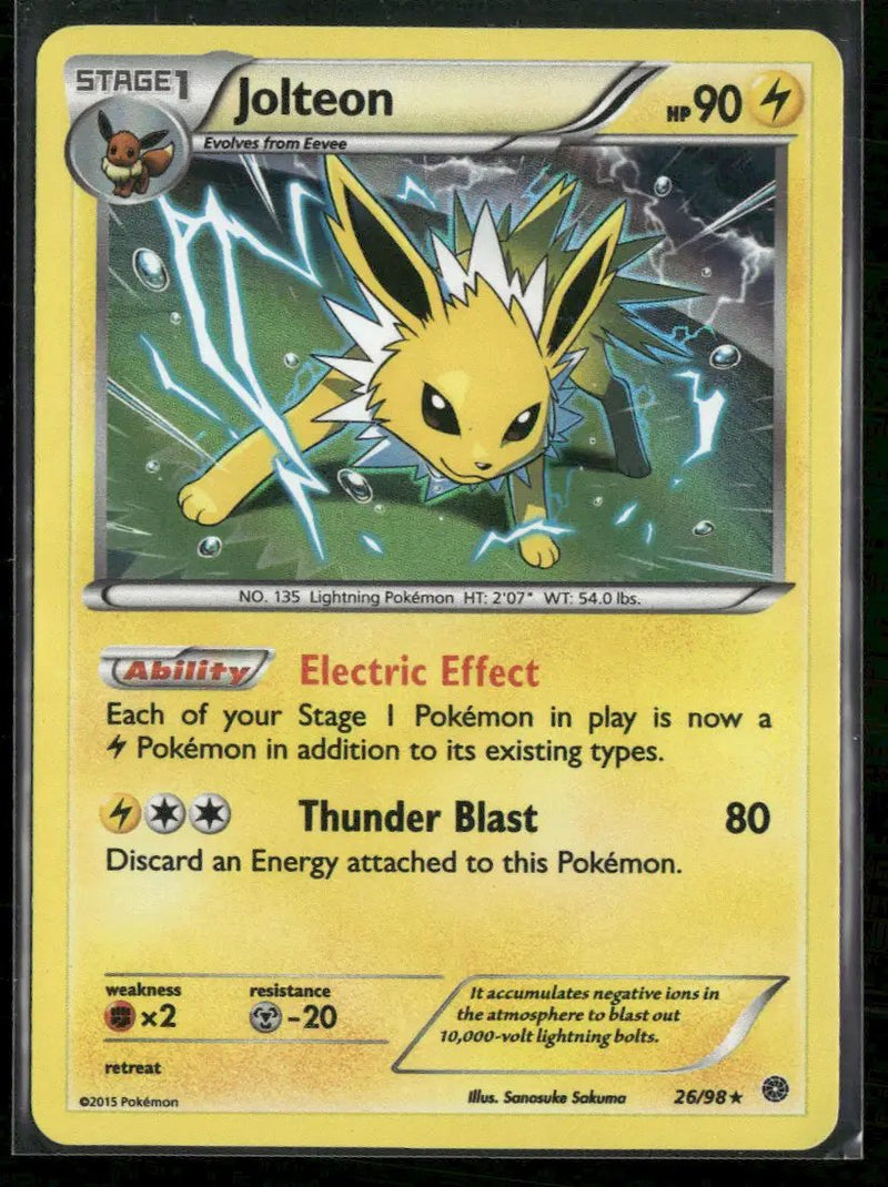 Miscellaneous Cards & Products Jolteon #026/098