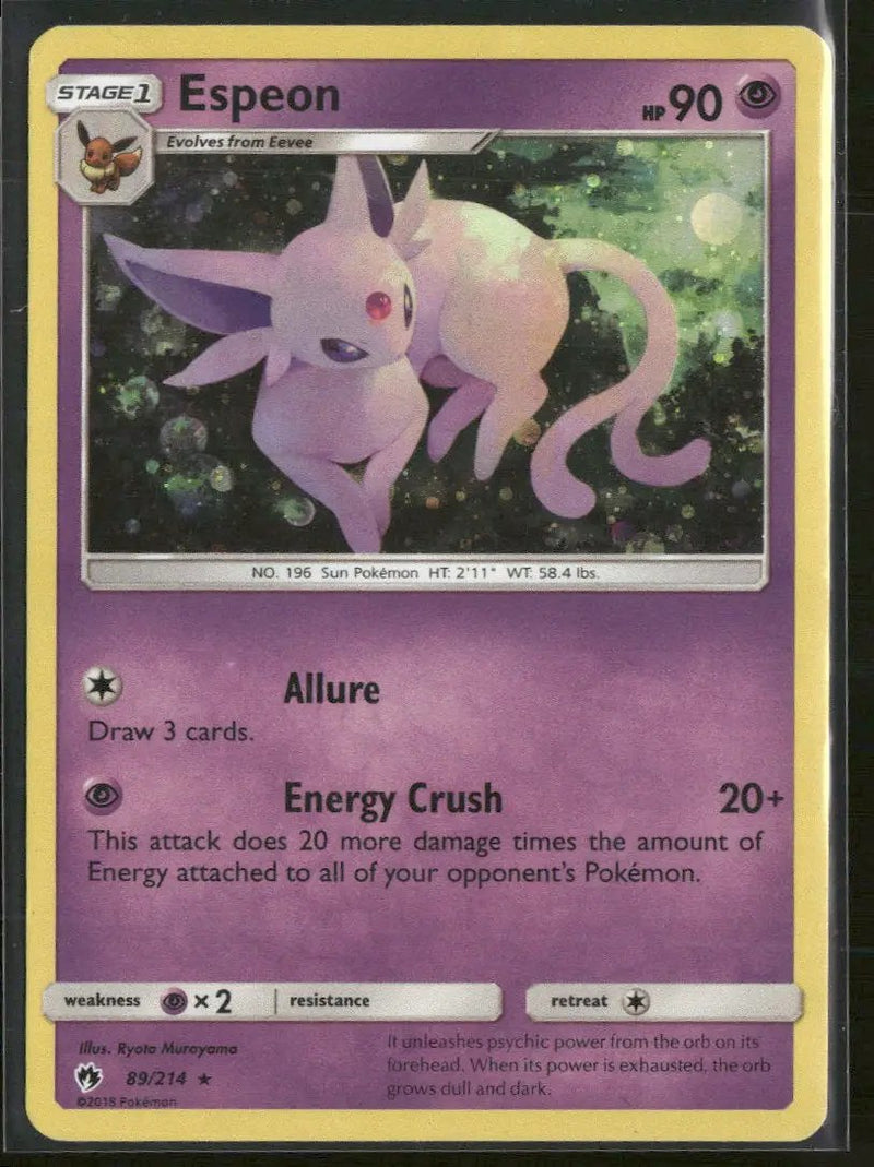 Blister Exclusives Espeon #089/214