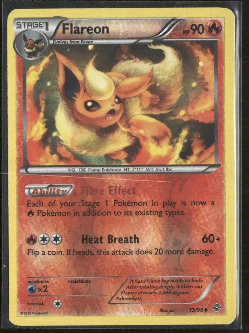 XY - Ancient Origins Flareon #13/98