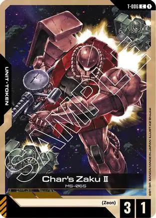 Char's Zaku II (T-006) Token (T-006) - Newtype Rising
