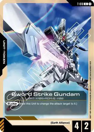Sword Strike Gundam (T-010) Token (T-010) - Newtype Rising