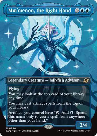 Mm'menon, the Right Hand (Borderless) (EOE-290) - Edge of Eternities