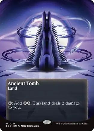 Ancient Tomb (0046) (Borderless) (EOS-046) - Edge of Eternities: Stellar Sights Foil