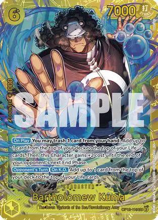 Bartholomew Kuma (OP12-119) - Legacy of the Master Foil