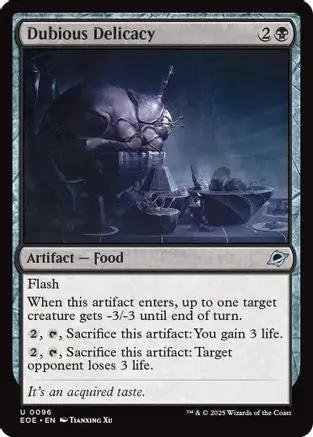 Dubious Delicacy (EOE-096) - Edge of Eternities Foil