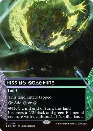 Hissing Quagmire (0019) (Borderless) (EOS-019) - Edge of Eternities: Stellar Sights