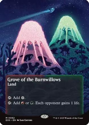 Grove of the Burnwillows (0062) (Borderless) (EOS-062) - Edge of Eternities: Stellar Sights