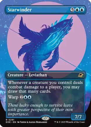 Starwinder (0291) (Borderless) (EOE-291) - Edge of Eternities Foil