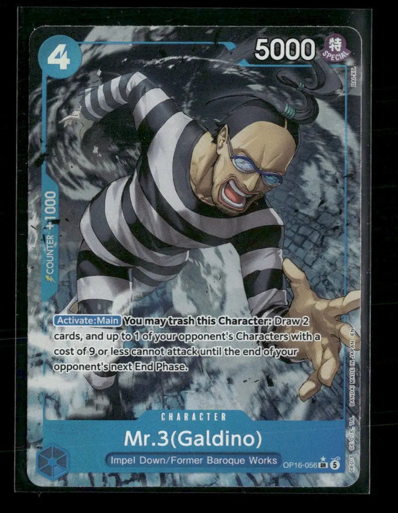 The Time of Battle Mr.3(Galdino) (056) (Alternate Art) #OP16-056