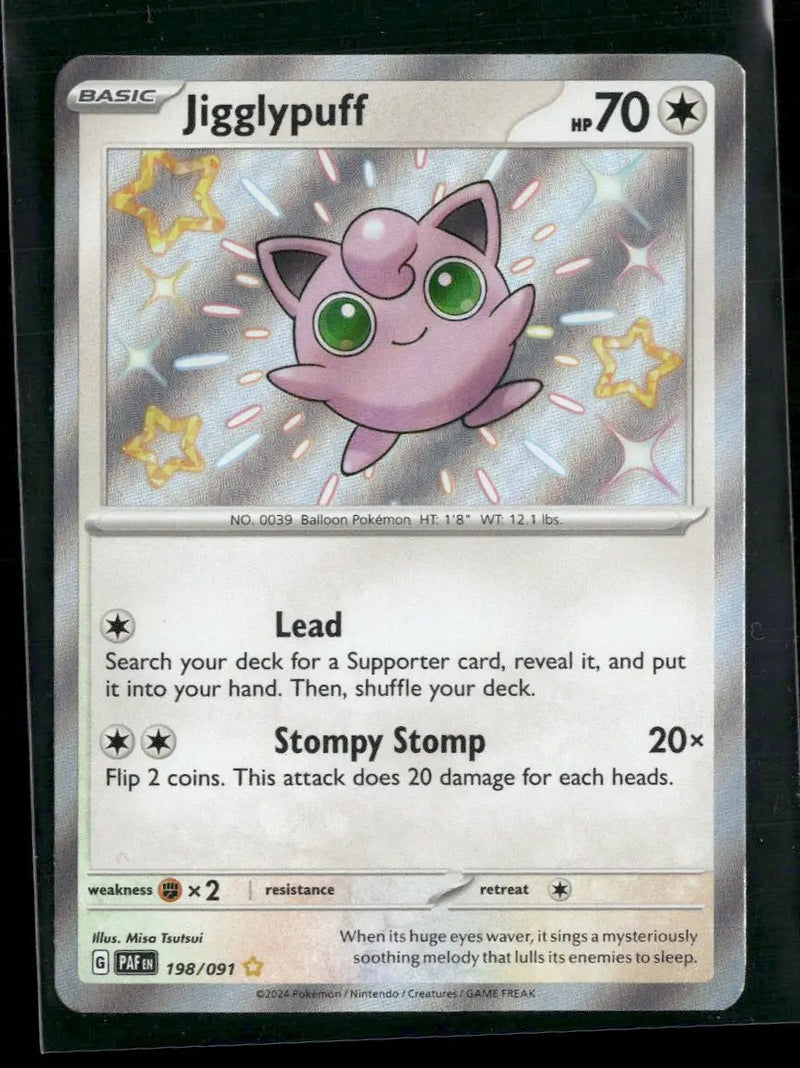 SV: Paldean Fates Jigglypuff #198/091
