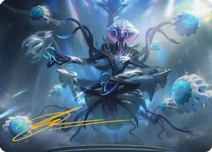 Mm'menon, the Right Hand Art Card (Gold-Stamped Signature) (AAEOE-008) - Art Series: Edge of Eternities