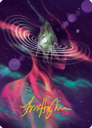 Terrasymbiosis Art Card (Gold-Stamped Signature) (AAEOE-041) - Art Series: Edge of Eternities