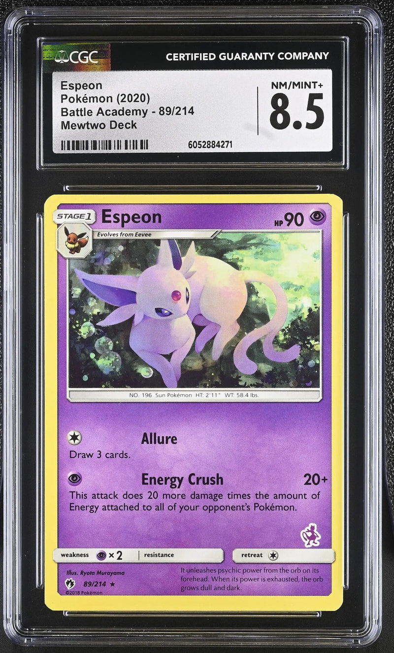 2020 Battle Academy Espeon 8.5 CGC #89/214