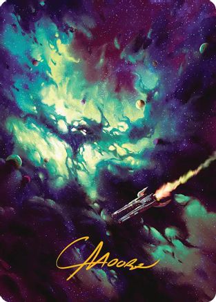 Blinkmoth Nexus Art Card (Gold-Stamped Signature) (AAEOE-042) - Art Series: Edge of Eternities