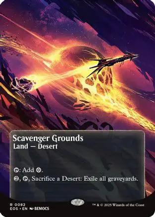 Scavenger Grounds (0082) (Borderless) (EOS-082) - Edge of Eternities: Stellar Sights Foil
