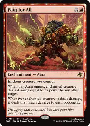 Pain for All (PRE-151) - Prerelease Cards Foil