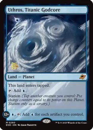 Uthros, Titanic Godcore (PRE-260) - Prerelease Cards Foil