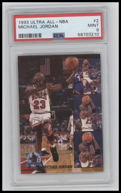 1993 Ultra All-NBA Michael Jordan 9 PSA #2