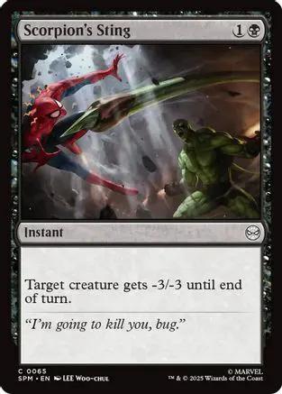 Scorpion's Sting (SPM-065) - Marvel's Spider-Man Foil