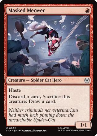 Masked Meower (SPM-082) - Marvel's Spider-Man Foil