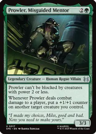 Prowler, Misguided Mentor (SPM-017) - Marvel's Spider-Man Foil
