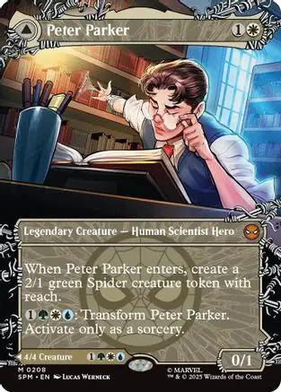 Peter Parker (0208) (Borderless) (SPM-208) - Marvel's Spider-Man Foil