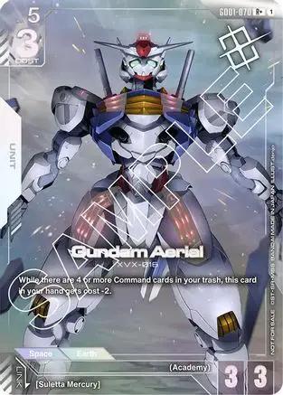 Gundam Aerial (Store Tournament Winner Pack 01) (GD01-070) - Gundam Promotional Cards Holofoil
