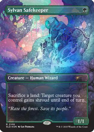 Sylvan Safekeeper (Galaxy Foil) (SLD-2109) - Secret Lair Drop Series Foil