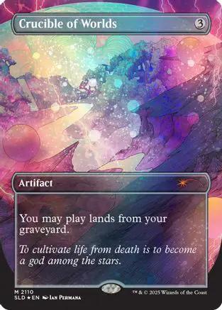 Crucible of Worlds (Galaxy Foil) (SLD-2110) - Secret Lair Drop Series Foil