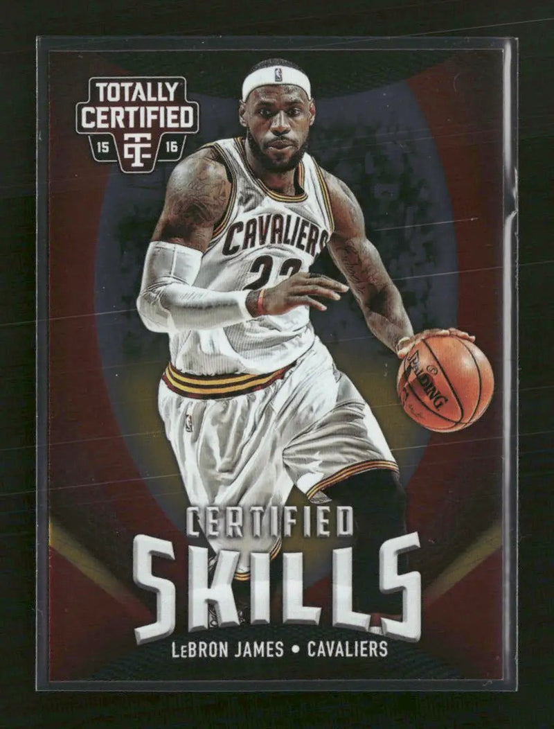 2015-16 Panini Totally Certified Certified Skills LeBron James #/199 #13