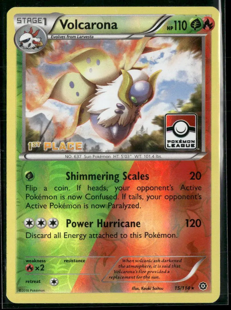 League & Championship Cards Volcarona #015/114