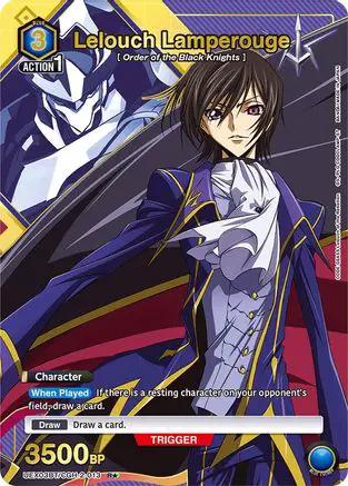 Lelouch Lamperouge (013) (R*) (UEX03BT/CGH-2-013) - UEX03BT CODE GEASS Lelouch of the Rebellion Vol2 Foil