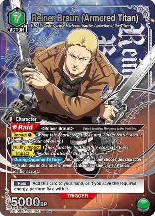 Reiner Braun (Armored Titan) (SR*) (UE10BT/AOT-1-061) - UE10BT Attack on Titan Foil