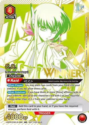 C.C. (066) (Winner) (UEPR/CGH-2-066) - Union Arena Promotion Cards Foil
