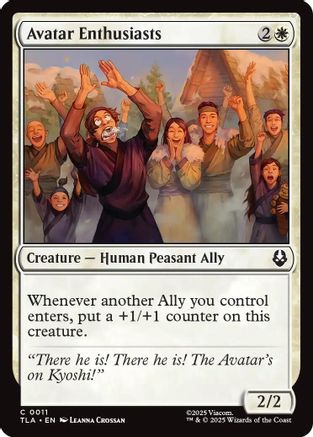 Avatar Enthusiasts (TLA-011) - Avatar: The Last Airbender Foil
