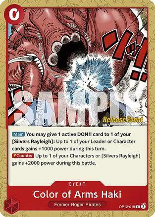 Color of Arms Haki (OP12-019) - Legacy of the Master Release Event Cards