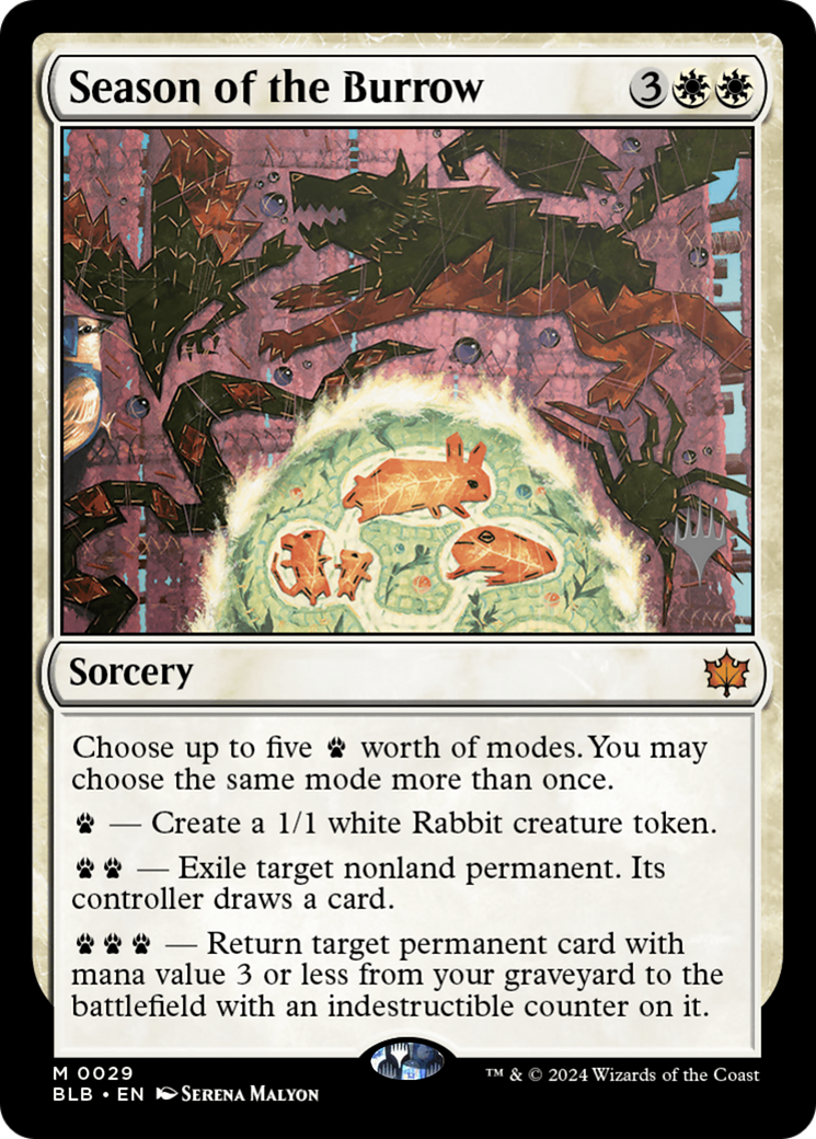 Season of the Burrow (PPBLB-029) - Bloomburrow Promos