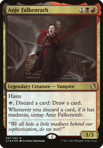 Anje Falkenrath (OVER-037) - Commander 2019 Oversized Foil
