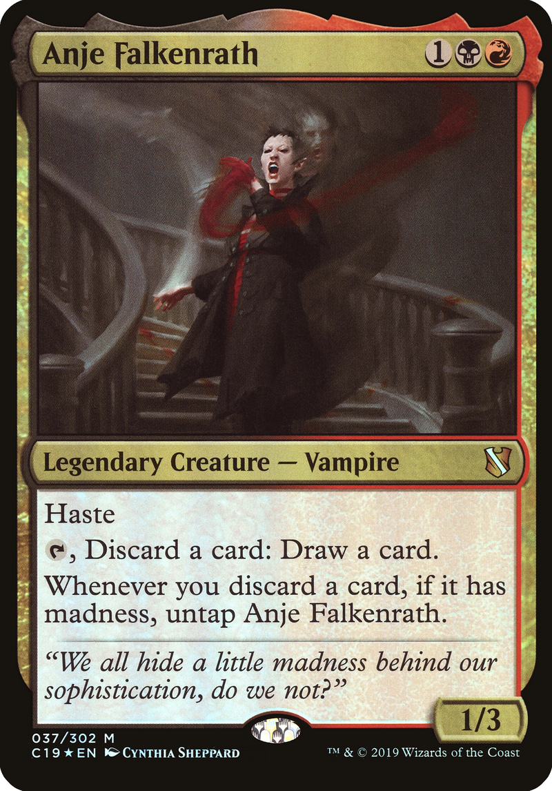 Anje Falkenrath (OVER-037) - Commander 2019 Oversized Foil