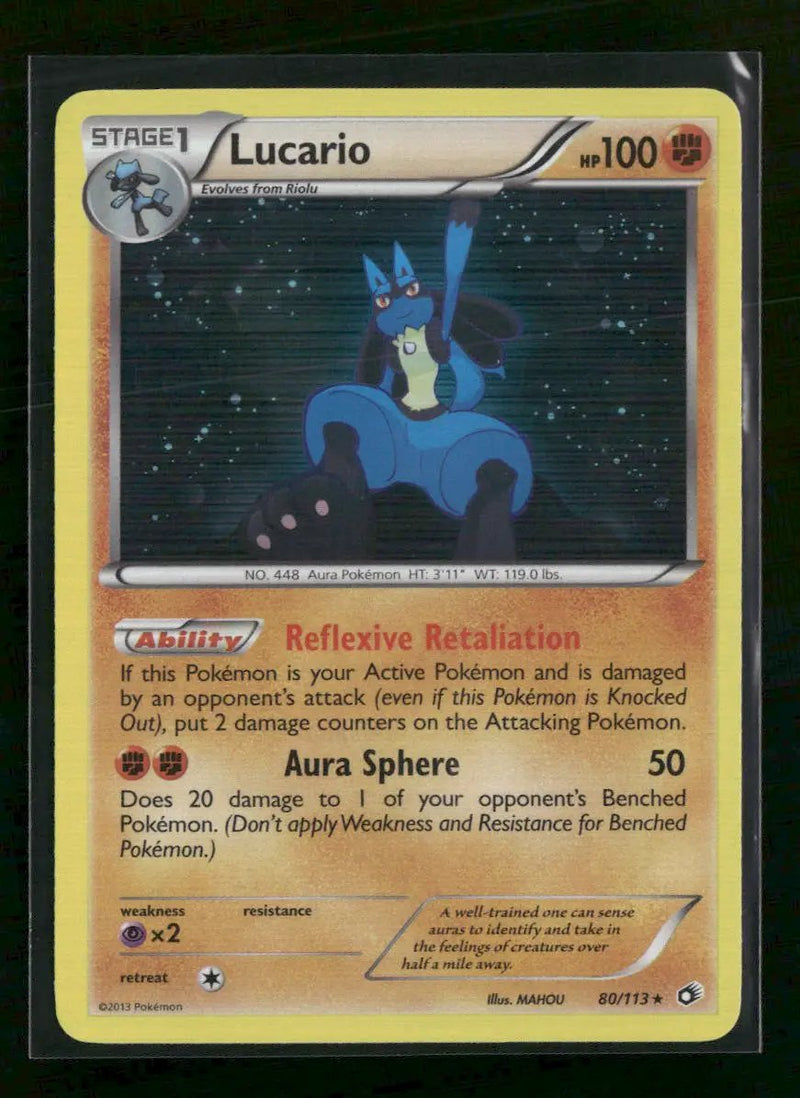 Legendary Treasures Lucario #80/113