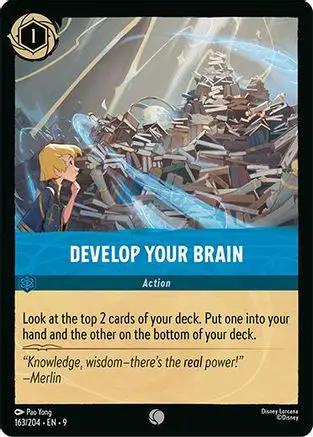 Develop Your Brain (163/204) - Fabled Cold Foil