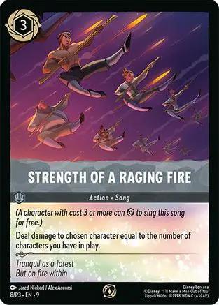Strength of a Raging Fire (8) - Disney Lorcana Promo Cards Cold Foil