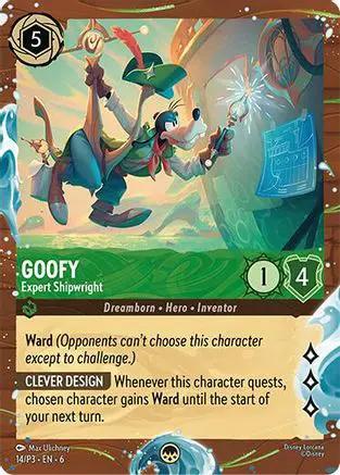 Goofy - Expert Shipwright (Disney Cruise Promo) (14/P3) - Disney Lorcana Promo Cards Holofoil