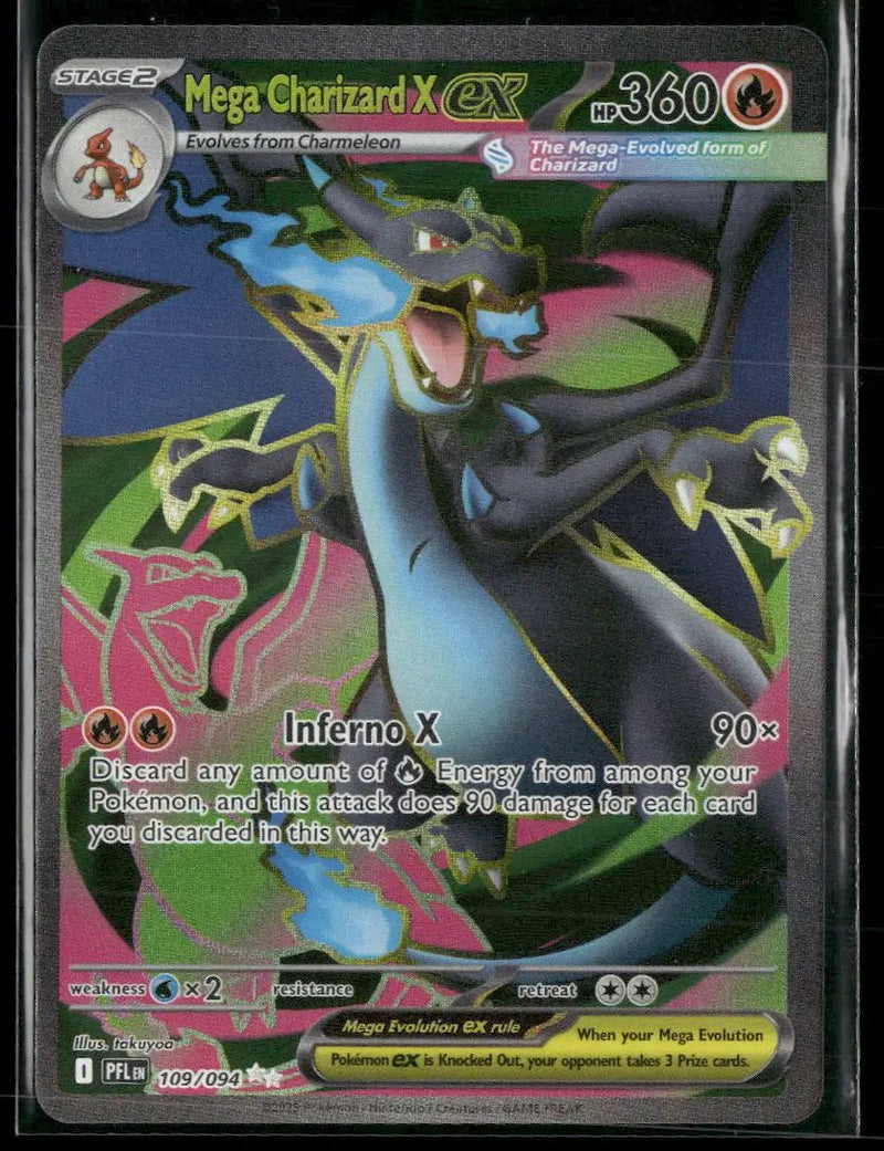 ME02: Phantasmal Flames Mega Charizard X ex #109/094