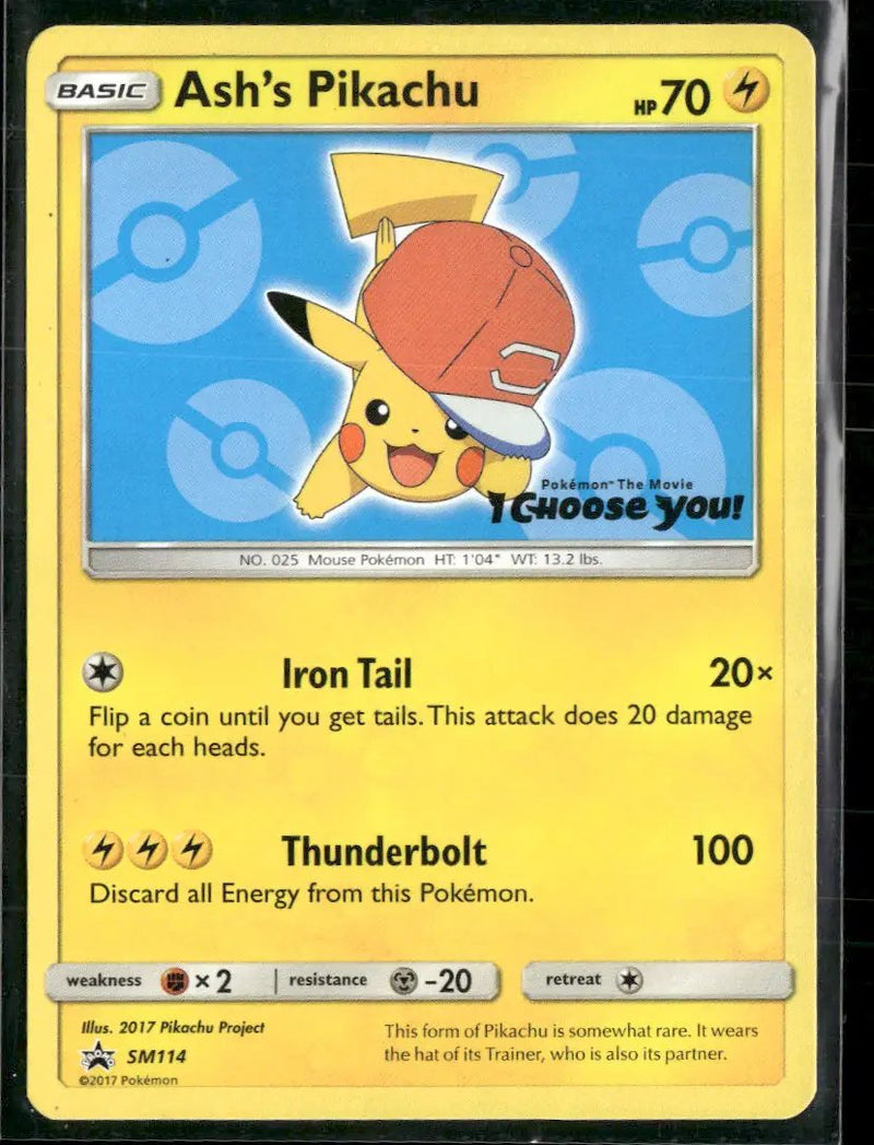 SM Promos Ash's Pikachu #SM114