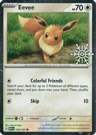Eevee (Holiday Calendar) 133 - Miscellaneous Cards & Products Holofoil