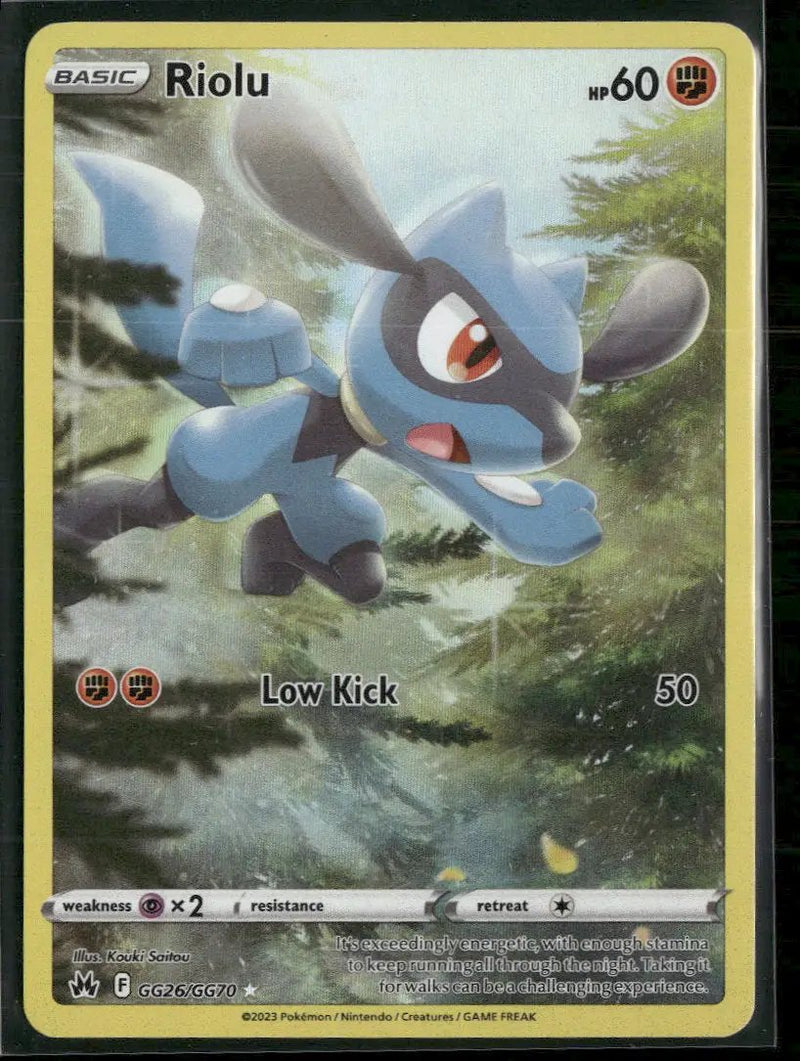 SWSH: Crown Zenith: Galarian Gallery Riolu #GG26/GG70