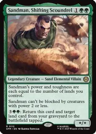 Sandman, Shifting Scoundrel (SPM-112) - Marvel's Spider-Man Foil