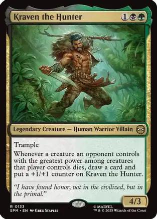 Kraven the Hunter (SPM-133) - Marvel's Spider-Man Foil