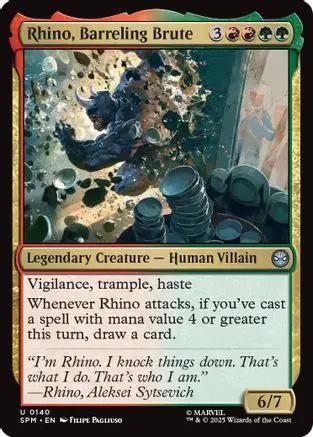 Rhino, Barreling Brute (SPM-140) - Marvel's Spider-Man Foil